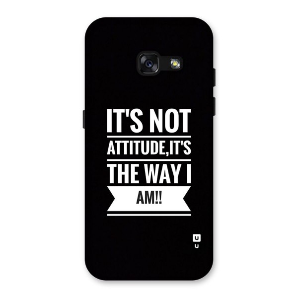 My Attitude Back Case for Galaxy A3 (2017)