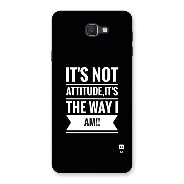 My Attitude Back Case for Galaxy On7 2016