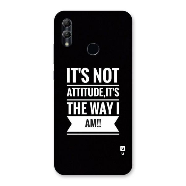 My Attitude Back Case for Honor 10 Lite