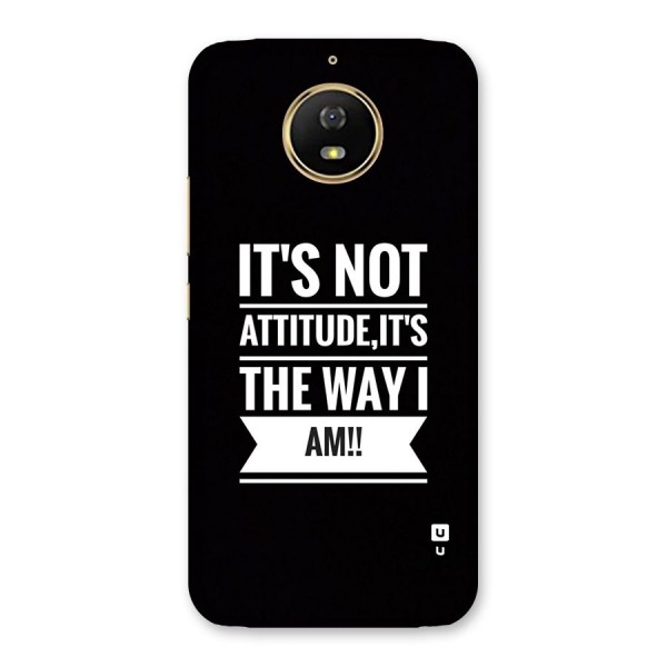 My Attitude Back Case for Moto G5s