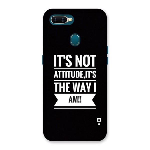 My Attitude Back Case for Oppo A12s