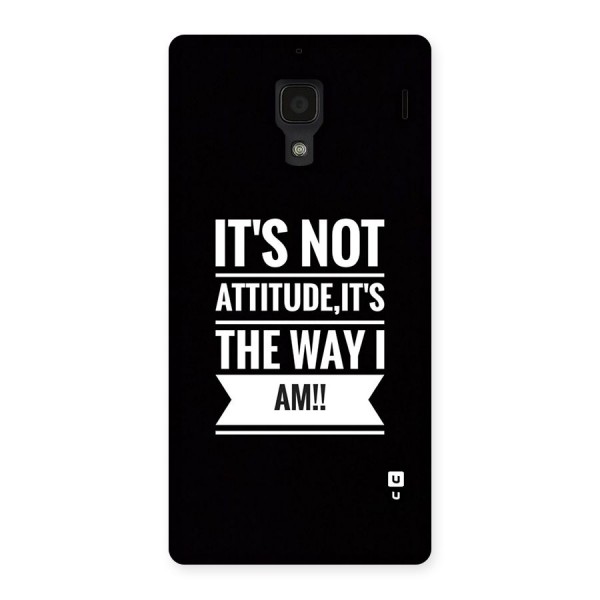 My Attitude Back Case for Redmi 1s