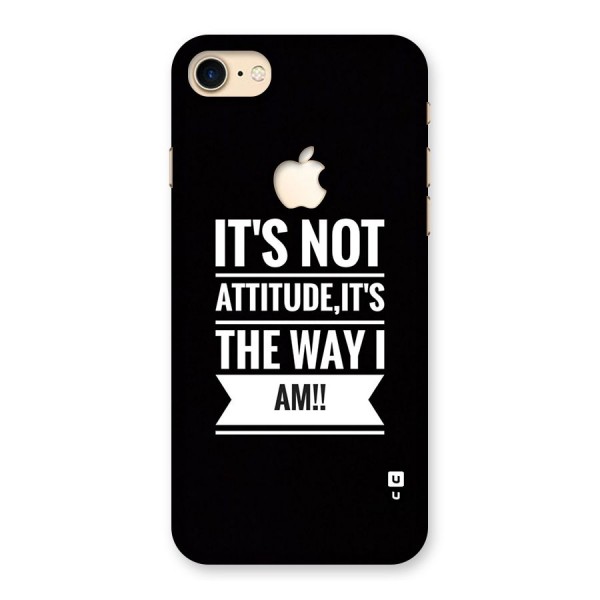 My Attitude Back Case for iPhone 7 Apple Cut