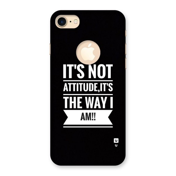 My Attitude Back Case for iPhone 7 Logo Cut