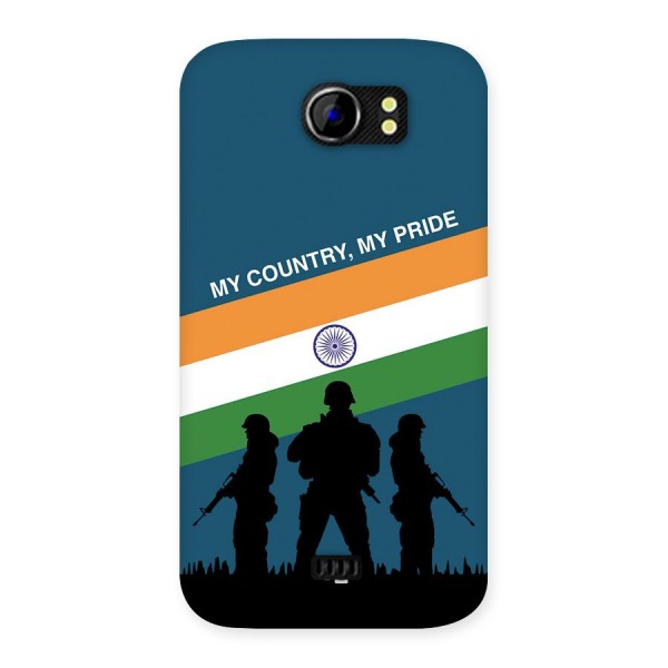 My Country My Pride Back Case for Canvas 2 A110