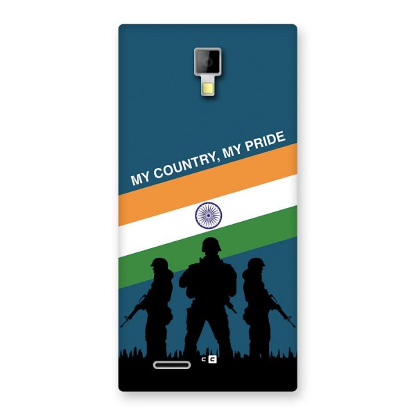 My Country My Pride Back Case for Canvas Xpress A99