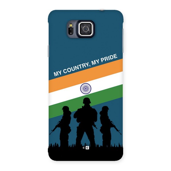 My Country My Pride Back Case for Galaxy Alpha