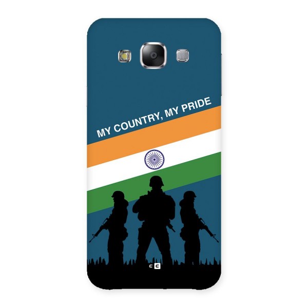 My Country My Pride Back Case for Galaxy E5