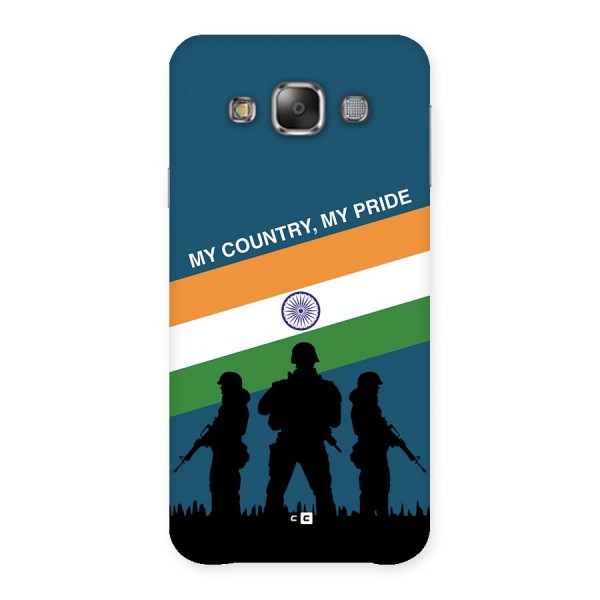 My Country My Pride Back Case for Galaxy E7