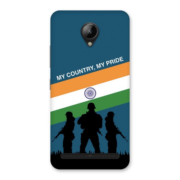 My Country My Pride Back Case for Lenovo C2