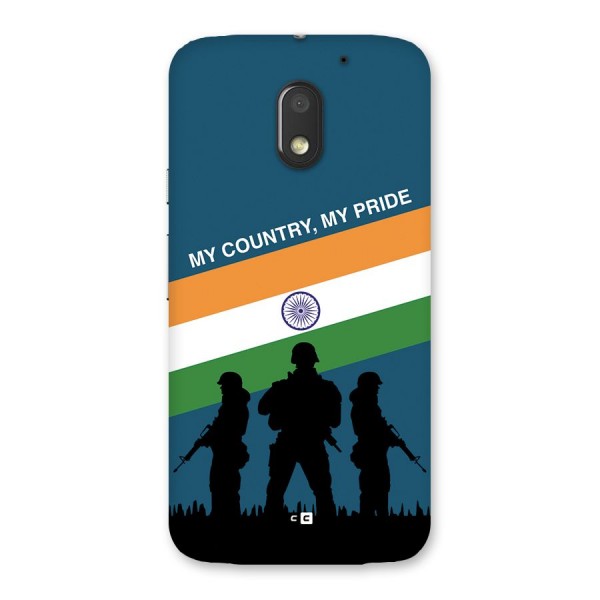 My Country My Pride Back Case for Moto E3 Power