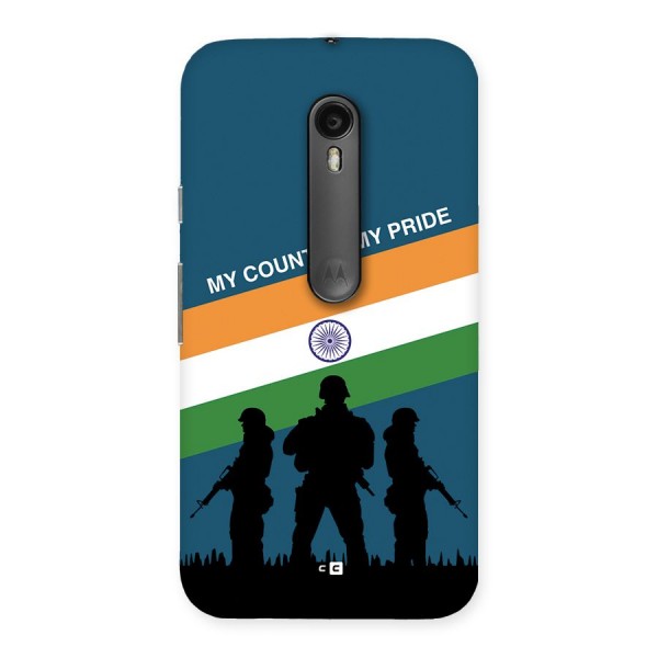 My Country My Pride Back Case for Moto G3