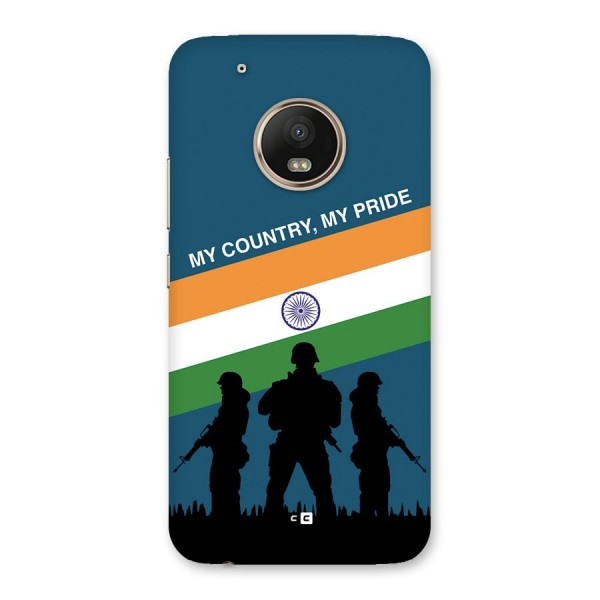 My Country My Pride Back Case for Moto G5 Plus