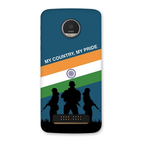 My Country My Pride Back Case for Moto Z Play