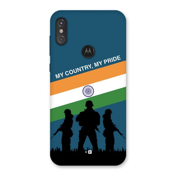 My Country My Pride Back Case for Motorola One Power