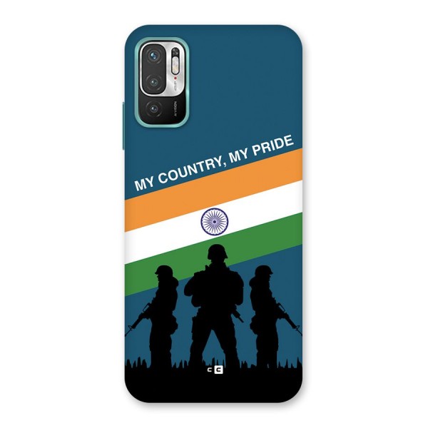 My Country My Pride Back Case for Redmi Note 10T 5G