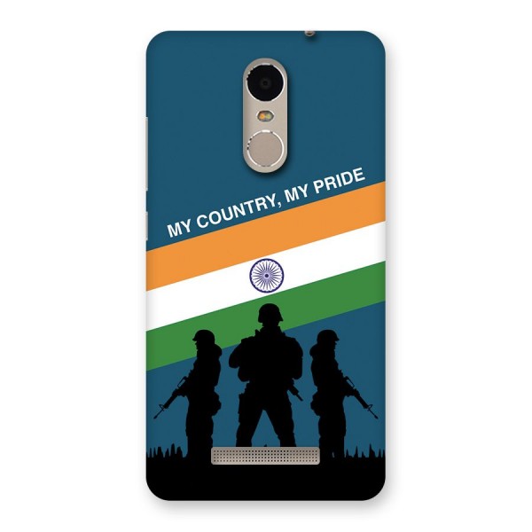 My Country My Pride Back Case for Redmi Note 3