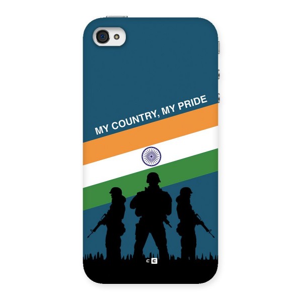 My Country My Pride Back Case for iPhone 4 4s