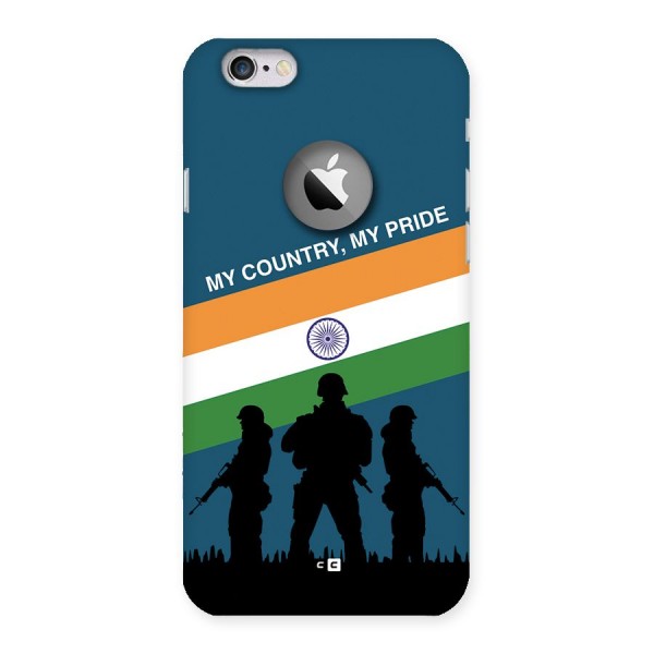 My Country My Pride Back Case for iPhone 6 Logo Cut