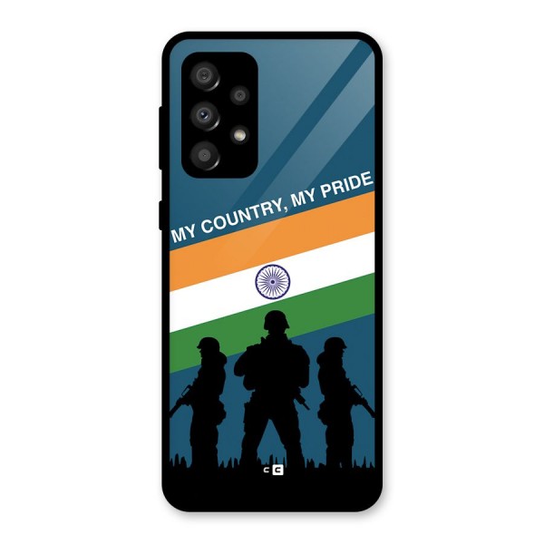 My Country My Pride Glass Back Case for Galaxy A32