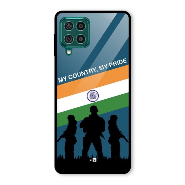 My Country My Pride Glass Back Case for Galaxy F62