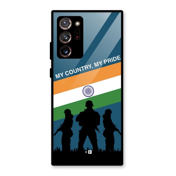 My Country My Pride Glass Back Case for Galaxy Note 20 Ultra 5G