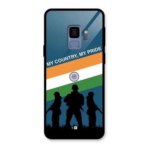 My Country My Pride Glass Back Case for Galaxy S9
