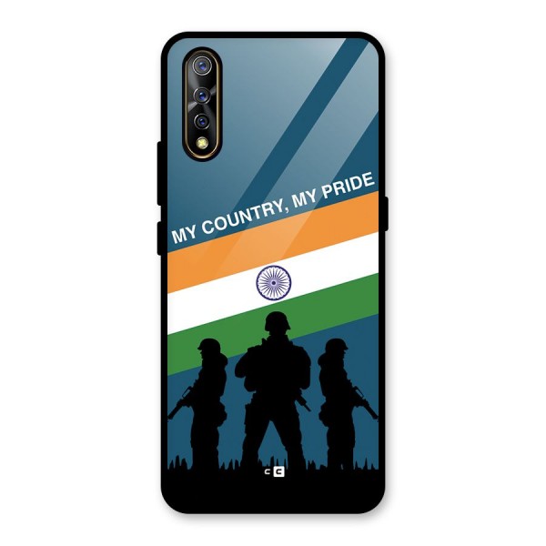 My Country My Pride Glass Back Case for Vivo S1