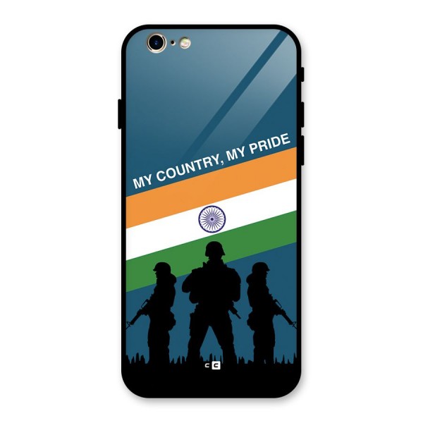 My Country My Pride Glass Back Case for iPhone 6 6S