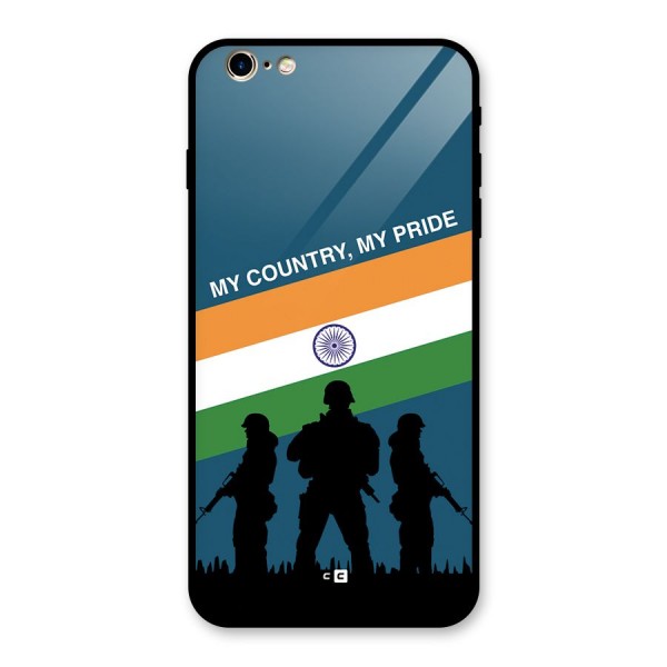 My Country My Pride Glass Back Case for iPhone 6 Plus 6S Plus