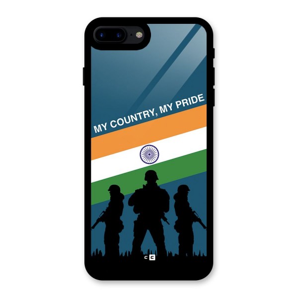 My Country My Pride Glass Back Case for iPhone 8 Plus