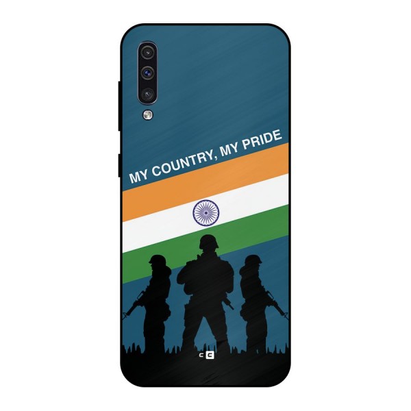 My Country My Pride Metal Back Case for Galaxy A30s