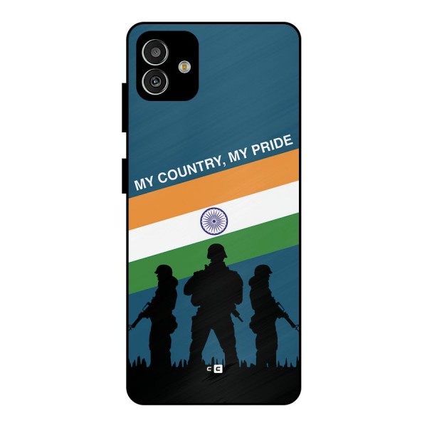 My Country My Pride Metal Back Case for Galaxy M13 5G
