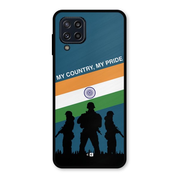 My Country My Pride Metal Back Case for Galaxy M32