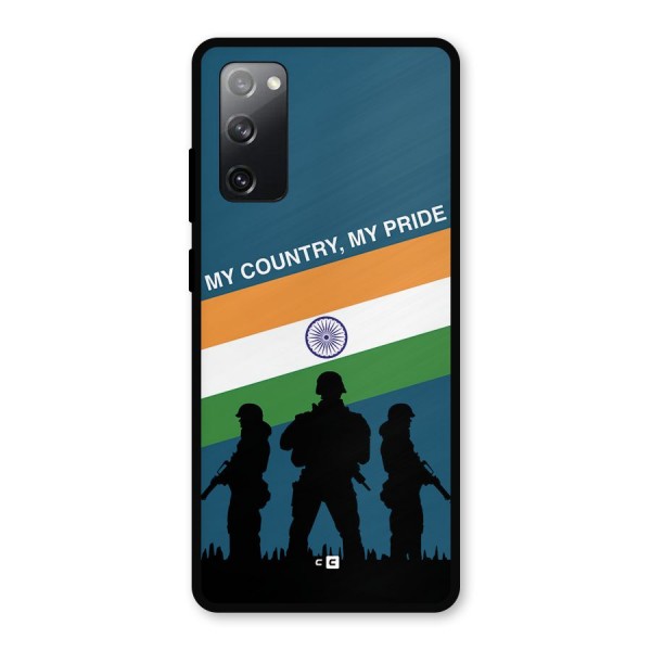 My Country My Pride Metal Back Case for Galaxy S20 FE 5G