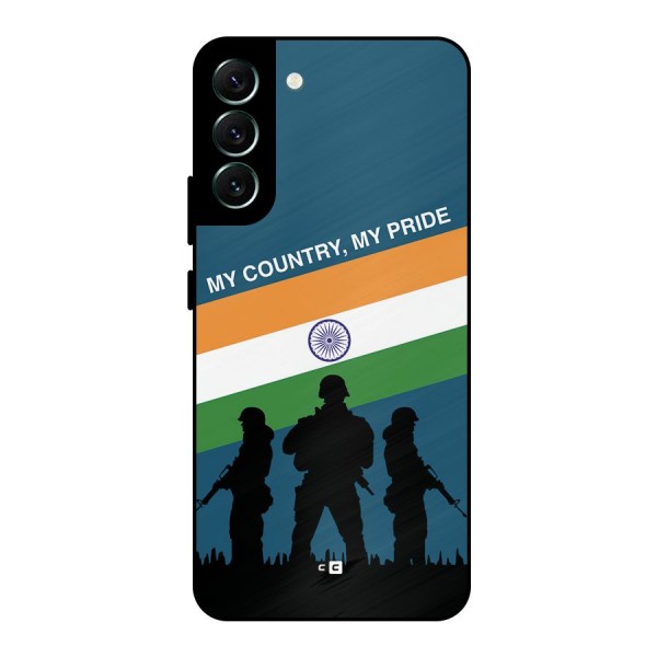My Country My Pride Metal Back Case for Galaxy S22 Plus 5G