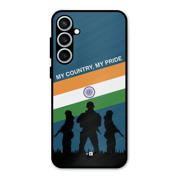 My Country My Pride Metal Back Case for Galaxy S23 FE