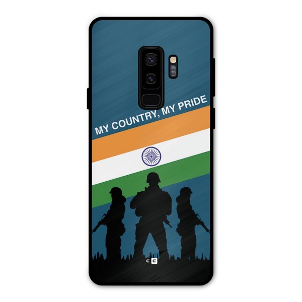 My Country My Pride Metal Back Case for Galaxy S9 Plus