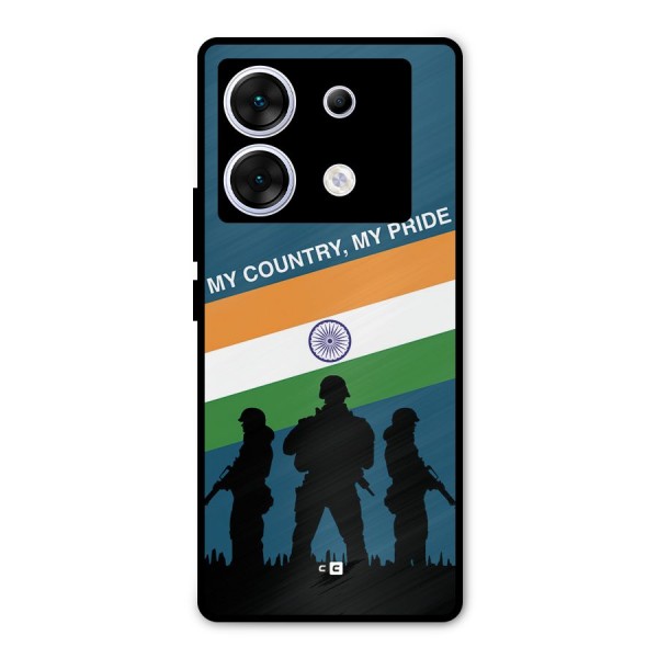 My Country My Pride Metal Back Case for Infinix Zero 30 5G