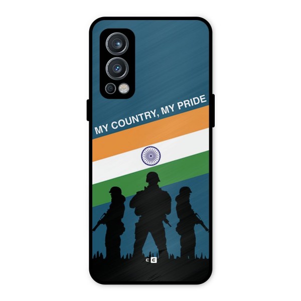 My Country My Pride Metal Back Case for OnePlus Nord 2 5G