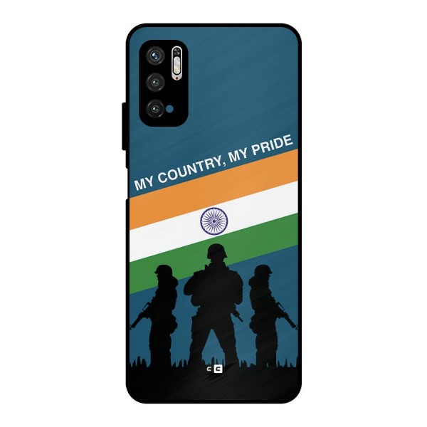 My Country My Pride Metal Back Case for Poco M3 Pro 5G