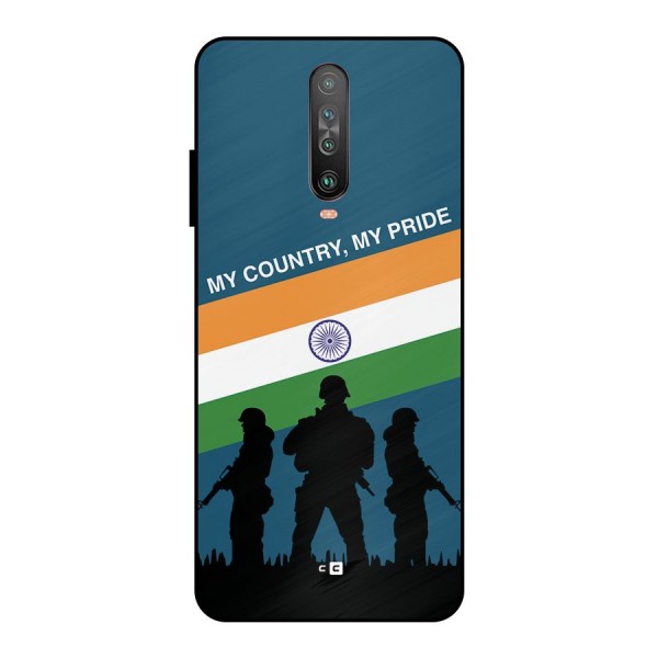 My Country My Pride Metal Back Case for Poco X2