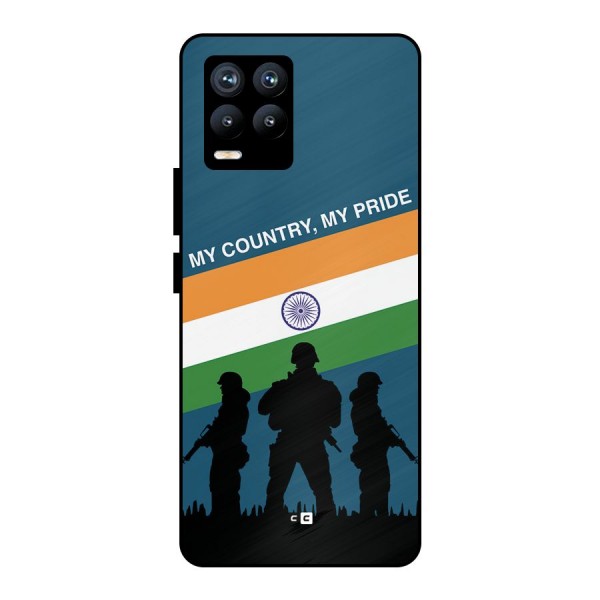 My Country My Pride Metal Back Case for Realme 8 Pro