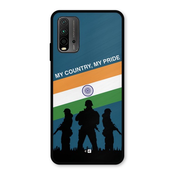 My Country My Pride Metal Back Case for Redmi 9 Power