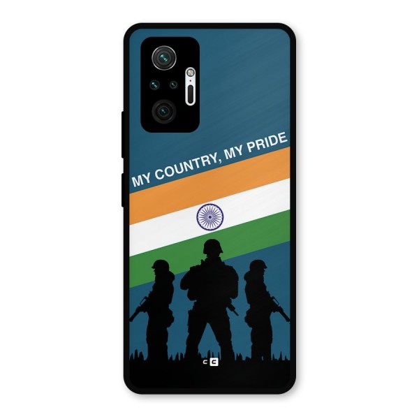 My Country My Pride Metal Back Case for Redmi Note 10 Pro