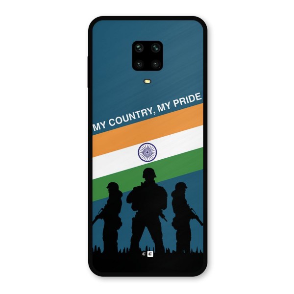 My Country My Pride Metal Back Case for Redmi Note 9 Pro Max