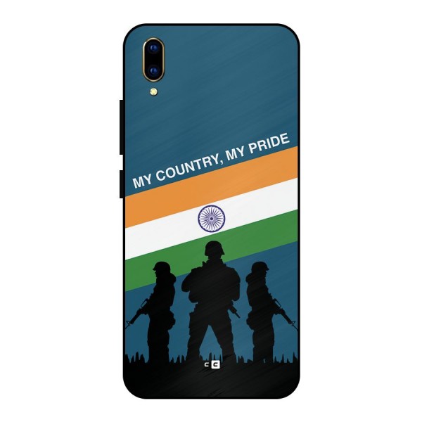 My Country My Pride Metal Back Case for Vivo V11 Pro