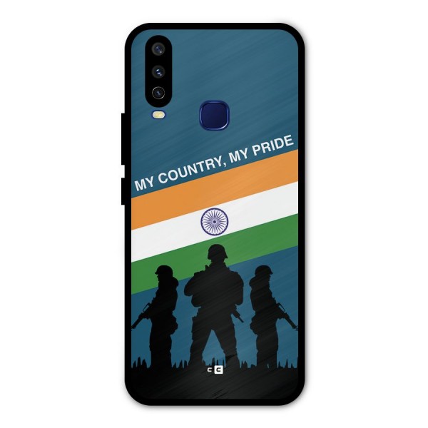 My Country My Pride Metal Back Case for Vivo V17