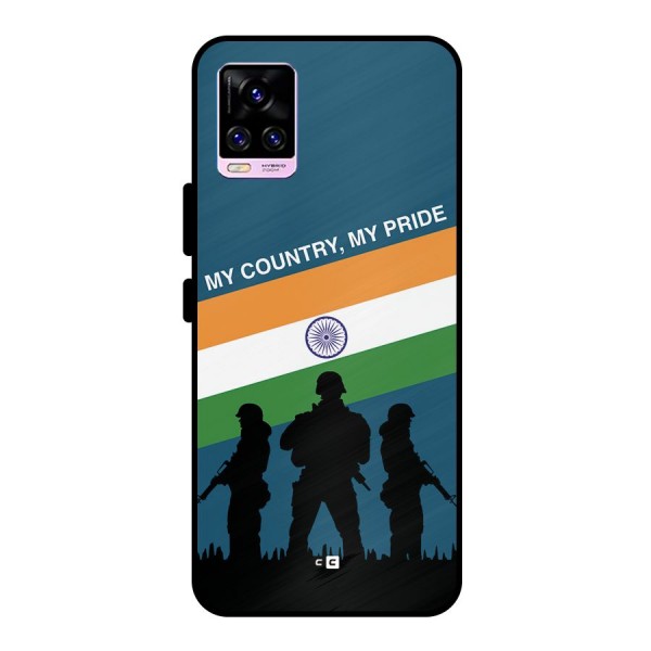 My Country My Pride Metal Back Case for Vivo V20 Pro