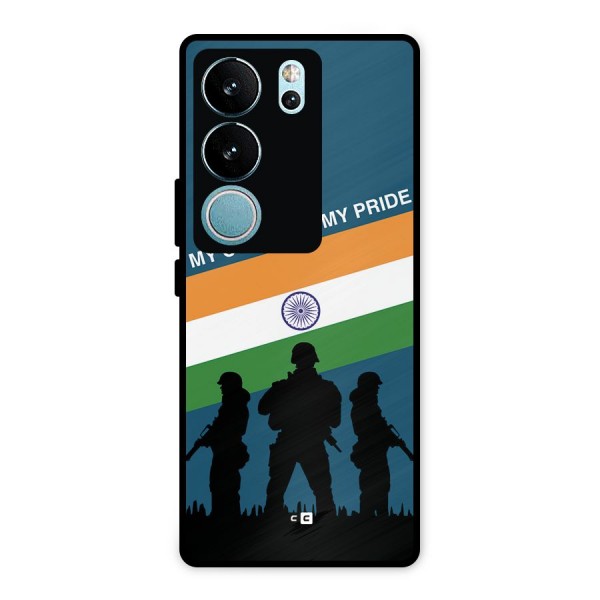 My Country My Pride Metal Back Case for Vivo V29